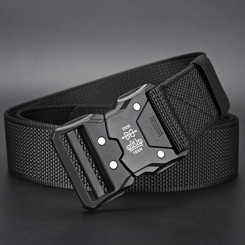 Cintur&oacute;n t&aacute;ctico: hebilla autom&aacute;tica duradera, perfecto para aventuras al aire libre, accesorios unisex para hombres y mujeres
