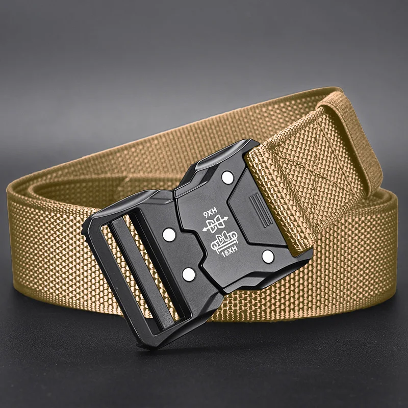 Cintur&oacute;n t&aacute;ctico: hebilla autom&aacute;tica duradera, perfecto para aventuras al aire libre, accesorios unisex para hombres y mujeres