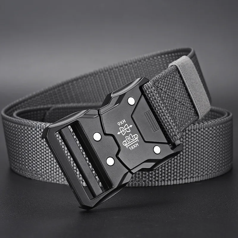 Cintur&oacute;n t&aacute;ctico: hebilla autom&aacute;tica duradera, perfecto para aventuras al aire libre, accesorios unisex para hombres y mujeres