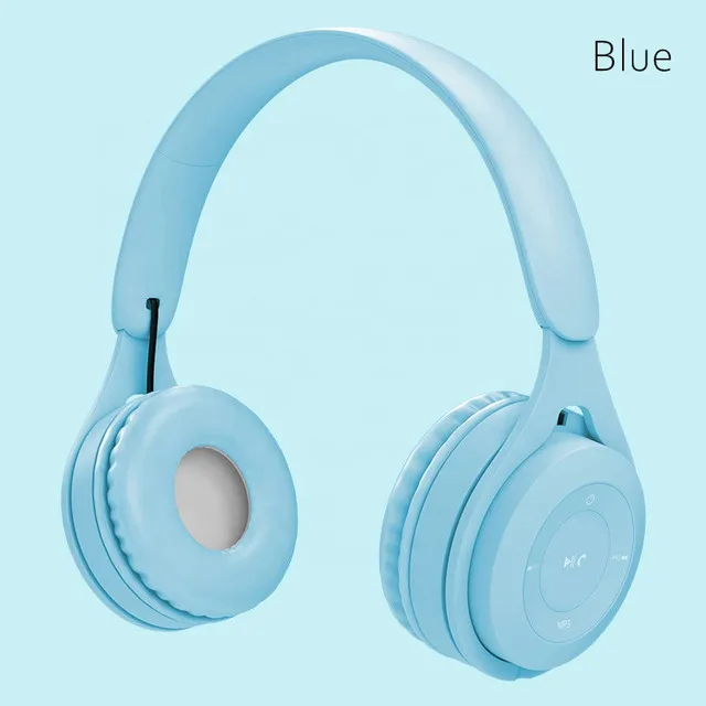 Y08 Auriculares inal&aacute;mbricos Bluetooth Macaron auriculares est&eacute;reo con diadema para juegos con micr&oacute;fono Gamer Girl regalo para tableta m&oacute;vil