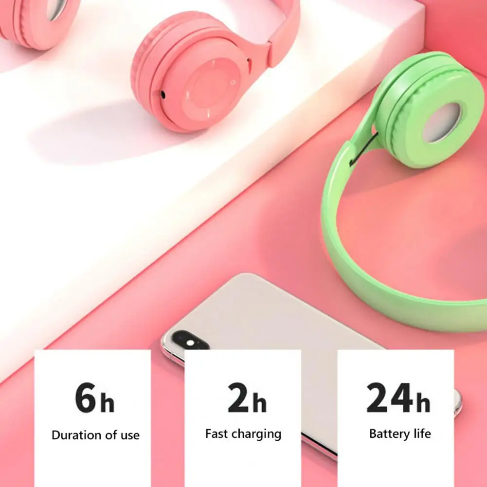 Y08 Auriculares inal&aacute;mbricos Bluetooth Macaron auriculares est&eacute;reo con diadema para juegos con micr&oacute;fono Gamer Girl regalo para tableta m&oacute;vil