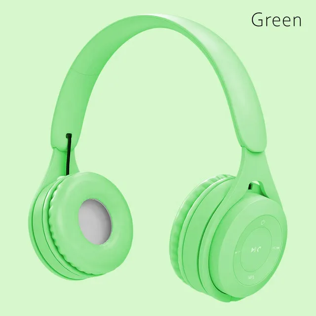 Y08 Auriculares inal&aacute;mbricos Bluetooth Macaron auriculares est&eacute;reo con diadema para juegos con micr&oacute;fono Gamer Girl regalo para tableta m&oacute;vil
