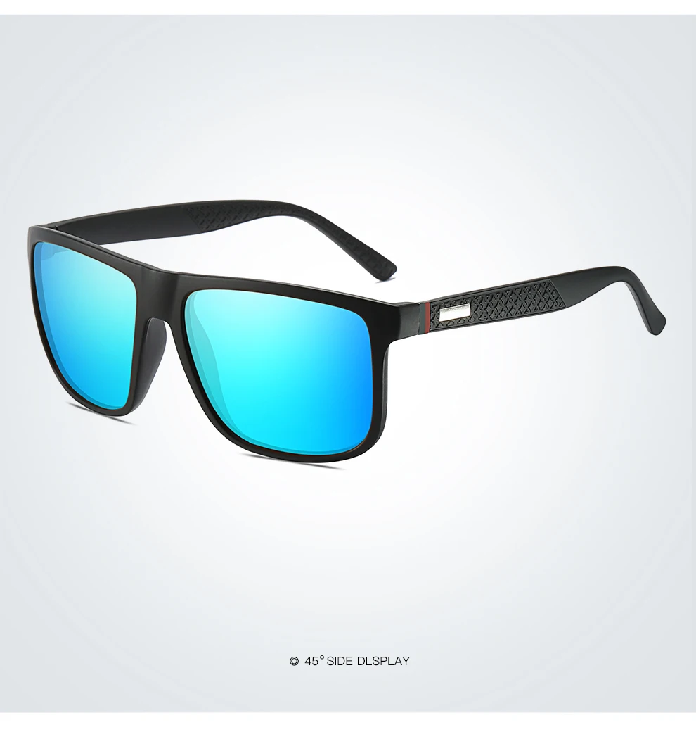 Gafas de sol cuadradas Vintage a la moda para hombre y mujer, gafas de sol de marca de lujo de dise&ntilde;ador para hombre, gafas para conducir y pescar UV400 para hombre