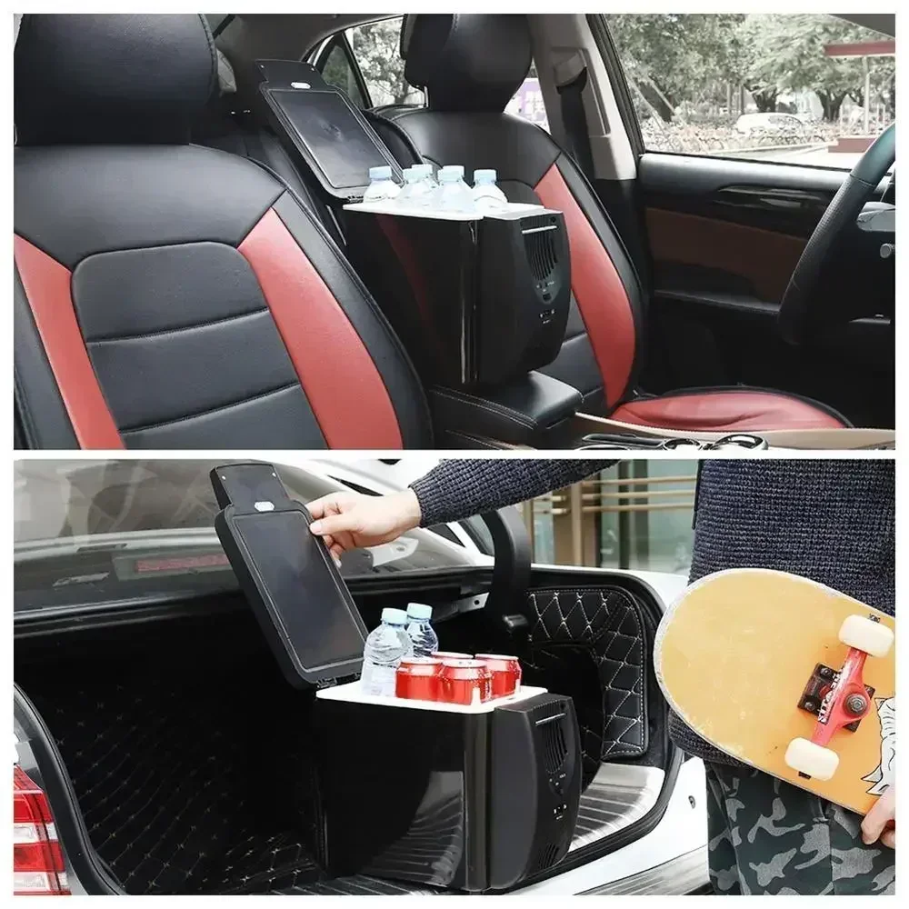 Mini refrigerador compacto portátil de 6L, refrigerador para coche de 12V, congelador para acampar, viajar, caja fría eléctrica, refrigerador de verano al aire libre Mini refrigerador compacto portátil de 6L, refrigerador para coche de 12V, congelador para acampar, viajar, caja fría eléctrica, refrigerador de verano al aire libre