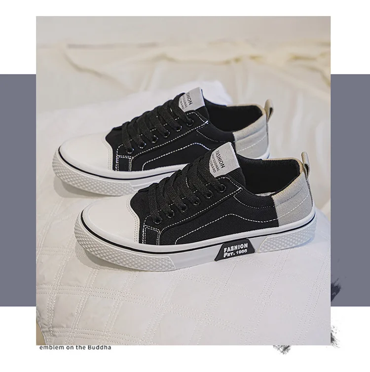 Zapatos de Skate de lona transpirables para hombre, zapatillas informales de suela suave, calzado deportivo antideslizante, ligero y vers&aacute;til, 37-48