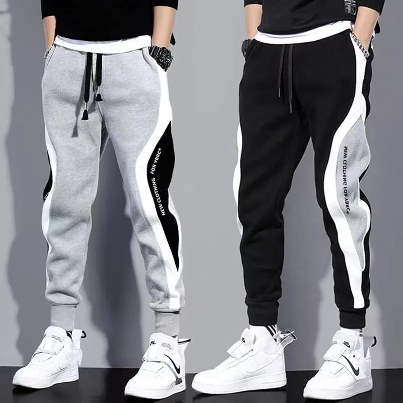 Pantalones deportivos para hombre, mallas holgadas para primavera y oto&ntilde;o, pantalones informales de entrenamiento para correr, pantalones de moda