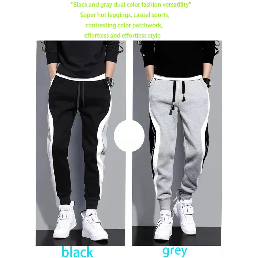 Pantalones deportivos para hombre, mallas holgadas para primavera y oto&ntilde;o, pantalones informales de entrenamiento para correr, pantalones de moda