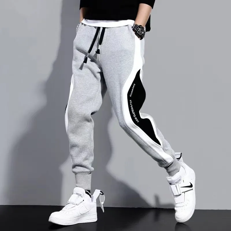 Pantalones deportivos para hombre, mallas holgadas para primavera y oto&ntilde;o, pantalones informales de entrenamiento para correr, pantalones de moda
