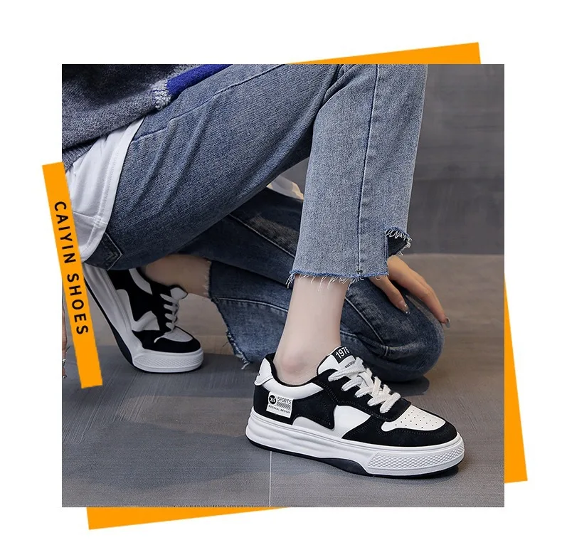 2024 zapatos de plataforma, zapatillas de deporte para mujer, zapatos vulcanizados con plataforma, zapatos c&oacute;modos de moda para mujer, zapatillas informales, Tenis Masculino