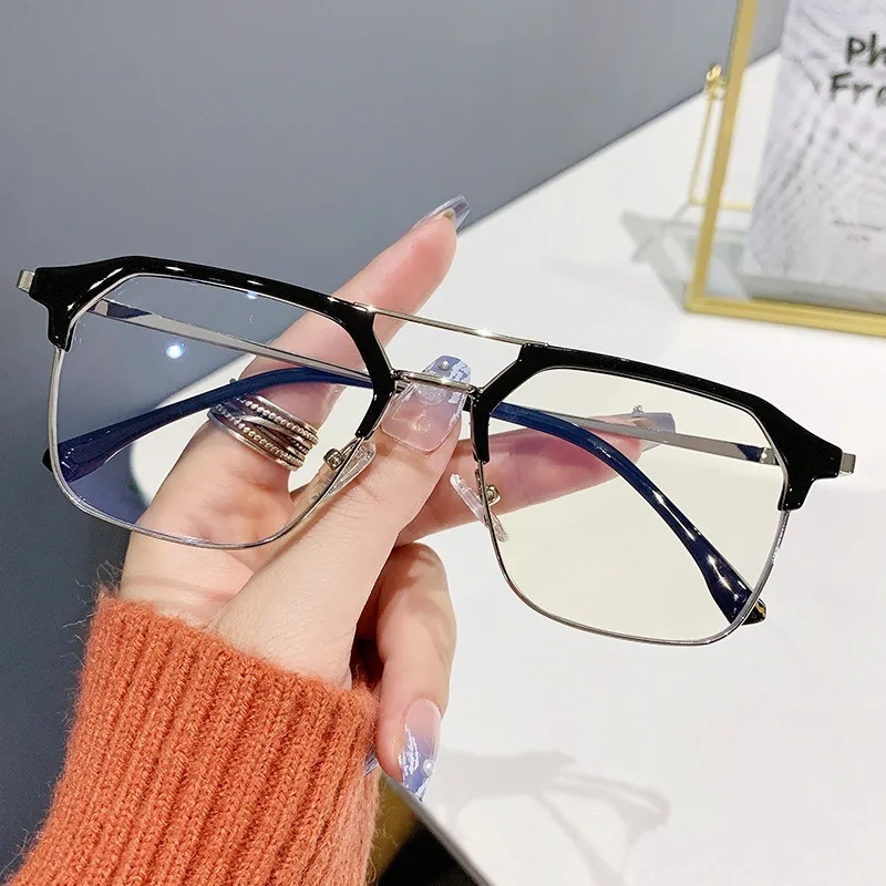 Gafas fotocrom&aacute;ticas antiradiaci&oacute;n para mujer, gafas con montura met&aacute;lica de transici&oacute;n, gafas UV400