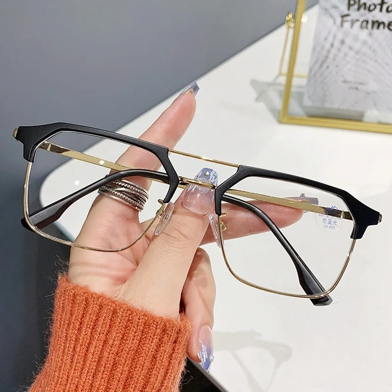 Gafas fotocrom&aacute;ticas antiradiaci&oacute;n para mujer, gafas con montura met&aacute;lica de transici&oacute;n, gafas UV400