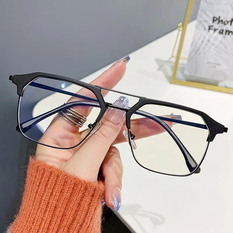 Gafas fotocrom&aacute;ticas antiradiaci&oacute;n para mujer, gafas con montura met&aacute;lica de transici&oacute;n, gafas UV400