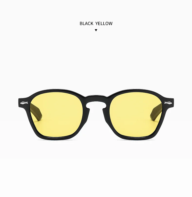 Gafas de sol cuadradas a la moda para mujer, gafas de sol de lujo amarillas y rojas, decoración Vintage, remaches, gafas redondas para conductor, gafas de sol para hombre UV400 para mujer Gafas de sol cuadradas a la moda para mujer, gafas de sol de lujo amarillas y rojas, decoración Vintage, remaches, gafas redondas para conductor, gafas de sol para hombre UV400 para mujer