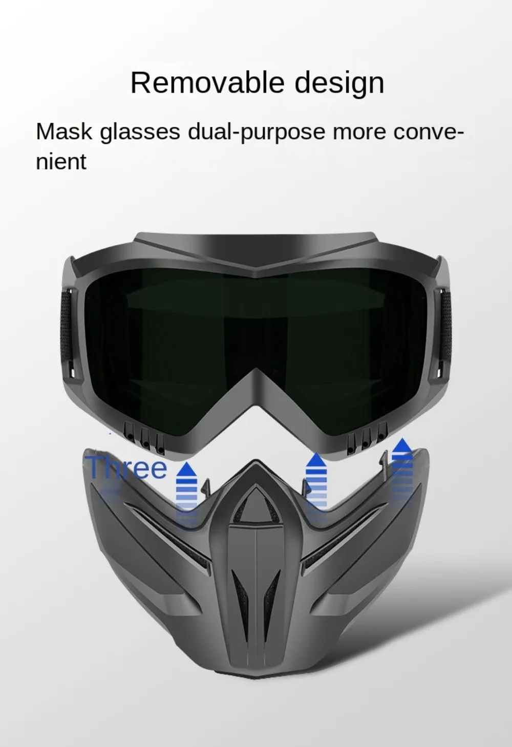 Gafas de soldadura con oscurecimiento autom&aacute;tico, resistentes al polvo, desmontable, resistente a impactos, m&aacute;scara de soldadura de corte, banda ajustable