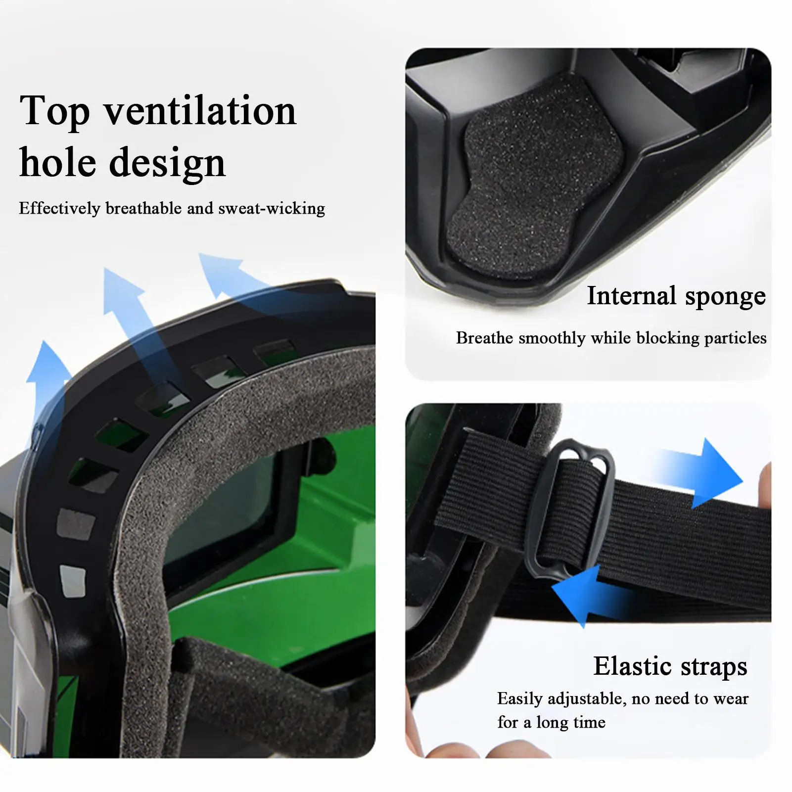 Casco de soldadura con oscurecimiento autom&aacute;tico, Protector de soldadura transpirable, Protector facial para soldador, capucha protectora de soldadura para pulir