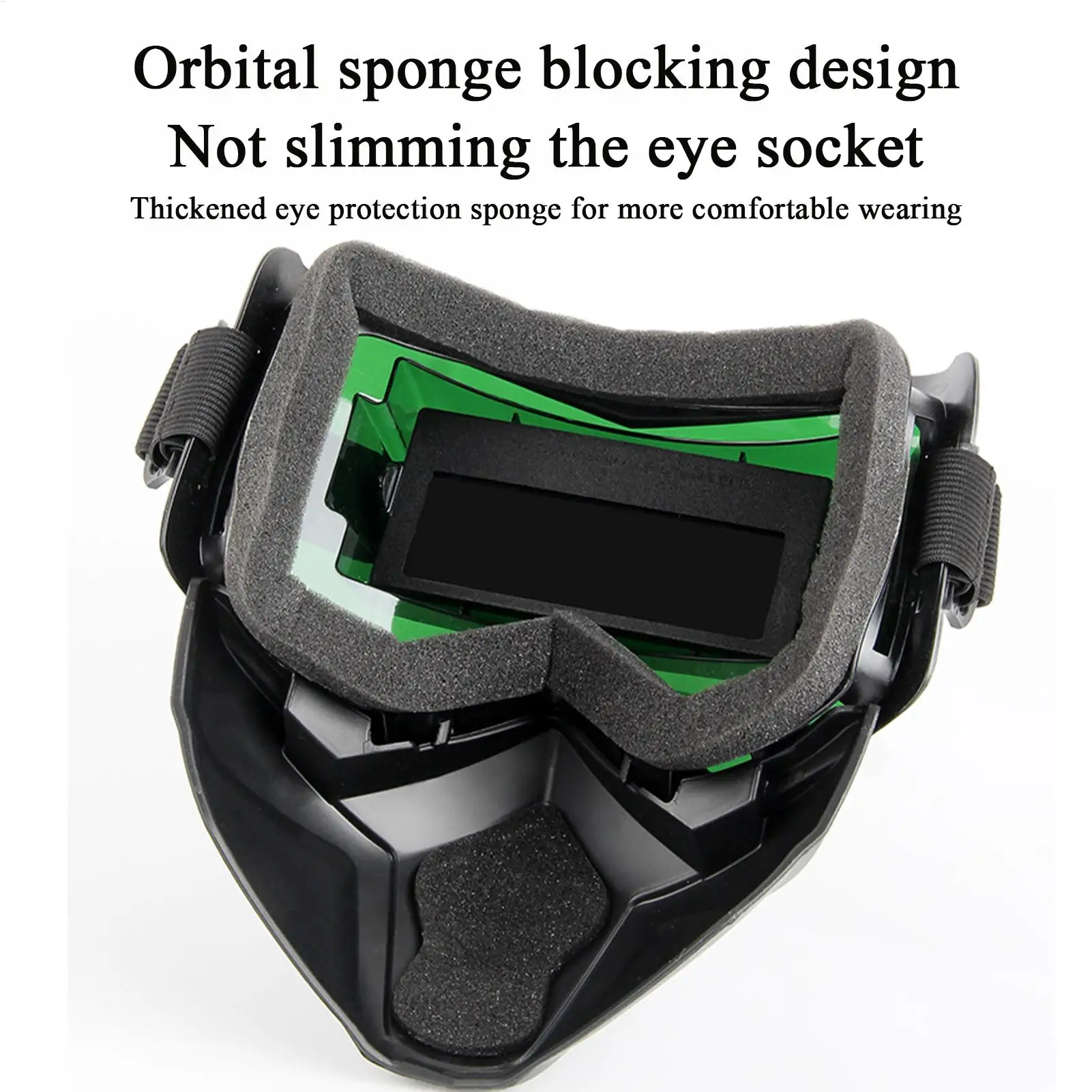 Casco de soldadura con oscurecimiento autom&aacute;tico, Protector de soldadura transpirable, Protector facial para soldador, capucha protectora de soldadura para pulir