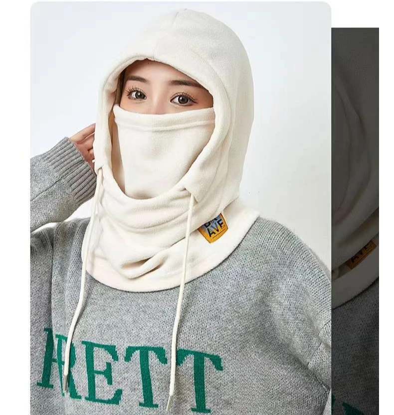 Gorro c&aacute;lido de invierno con m&aacute;scara y calentador de cuello Pasamonta&ntilde;as 3 en 1 a prueba de viento para hombres y mujeres Gorro enmascarado Ciclismo Protecci&oacute;n contra el clima fr&iacute;o