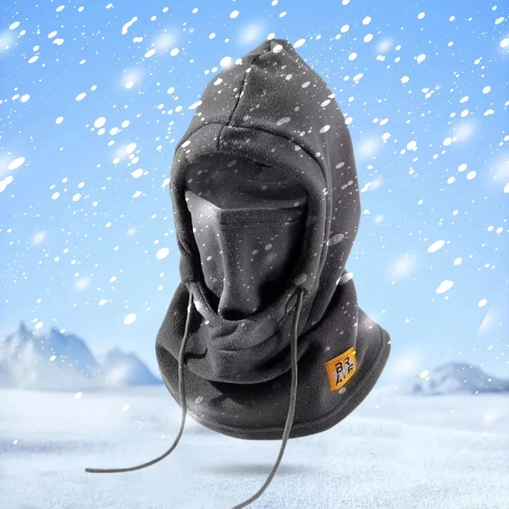 Gorro c&aacute;lido de invierno con m&aacute;scara y calentador de cuello Pasamonta&ntilde;as 3 en 1 a prueba de viento para hombres y mujeres Gorro enmascarado Ciclismo Protecci&oacute;n contra el clima fr&iacute;o