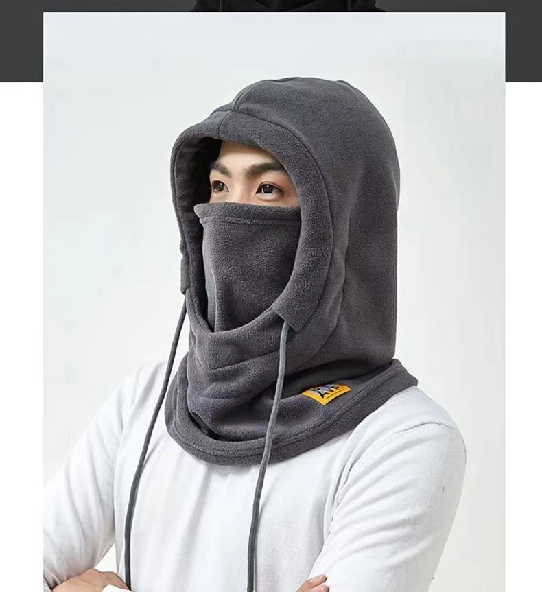 Gorro c&aacute;lido de invierno con m&aacute;scara y calentador de cuello Pasamonta&ntilde;as 3 en 1 a prueba de viento para hombres y mujeres Gorro enmascarado Ciclismo Protecci&oacute;n contra el clima fr&iacute;o