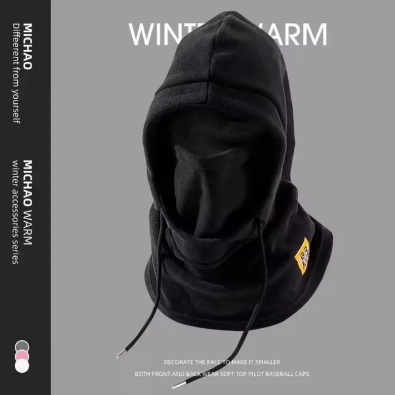 Gorro c&aacute;lido de invierno con m&aacute;scara y calentador de cuello Pasamonta&ntilde;as 3 en 1 a prueba de viento para hombres y mujeres Gorro enmascarado Ciclismo Protecci&oacute;n contra el clima fr&iacute;o