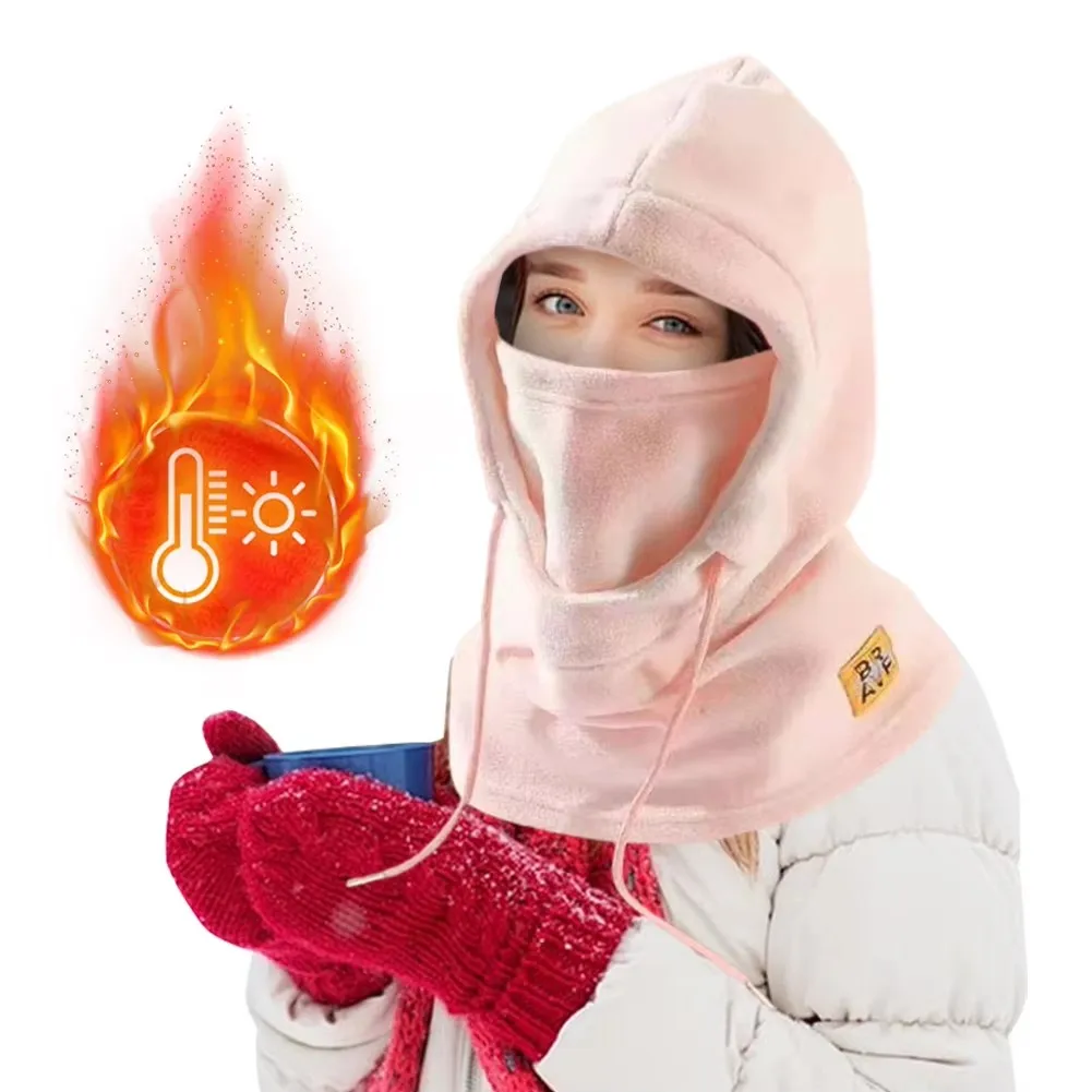 Gorro c&aacute;lido de invierno con m&aacute;scara y calentador de cuello Pasamonta&ntilde;as 3 en 1 a prueba de viento para hombres y mujeres Gorro enmascarado Ciclismo Protecci&oacute;n contra el clima fr&iacute;o