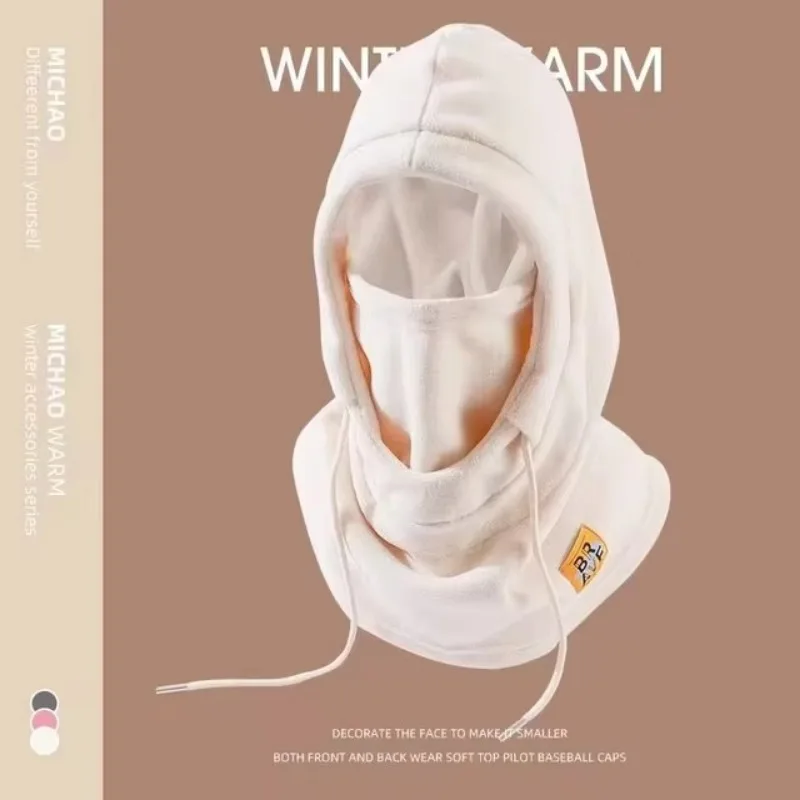 Gorro c&aacute;lido de invierno con m&aacute;scara y calentador de cuello Pasamonta&ntilde;as 3 en 1 a prueba de viento para hombres y mujeres Gorro enmascarado Ciclismo Protecci&oacute;n contra el clima fr&iacute;o