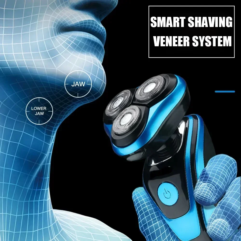 Xiaomi-Afeitadora el&eacute;ctrica 4D 5320s para hombres, cortadora de pelo el&eacute;ctrica, recargable por USB, cortadora de pelo profesional, h&uacute;meda y seca