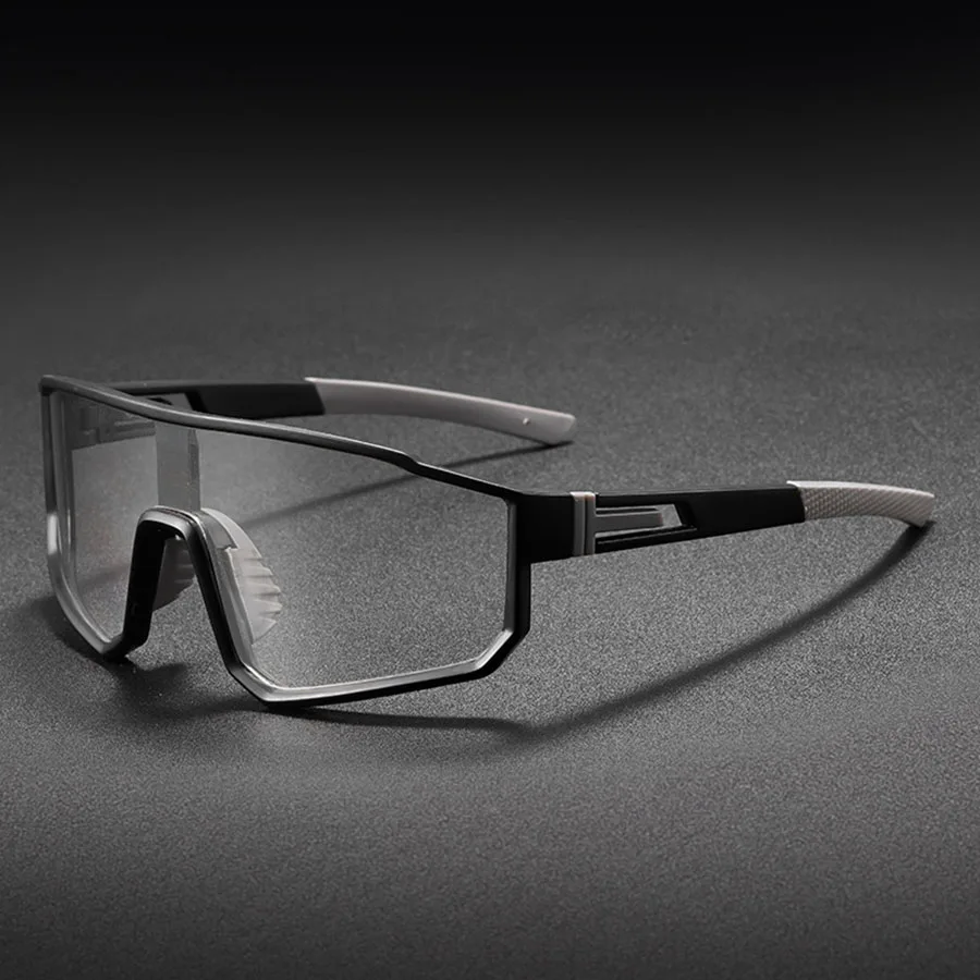 Gafas de ciclismo de gran tama&ntilde;o para hombre, gafas de sol con revestimiento colorido a prueba de viento para bicicleta, deportes al aire libre, motocicleta