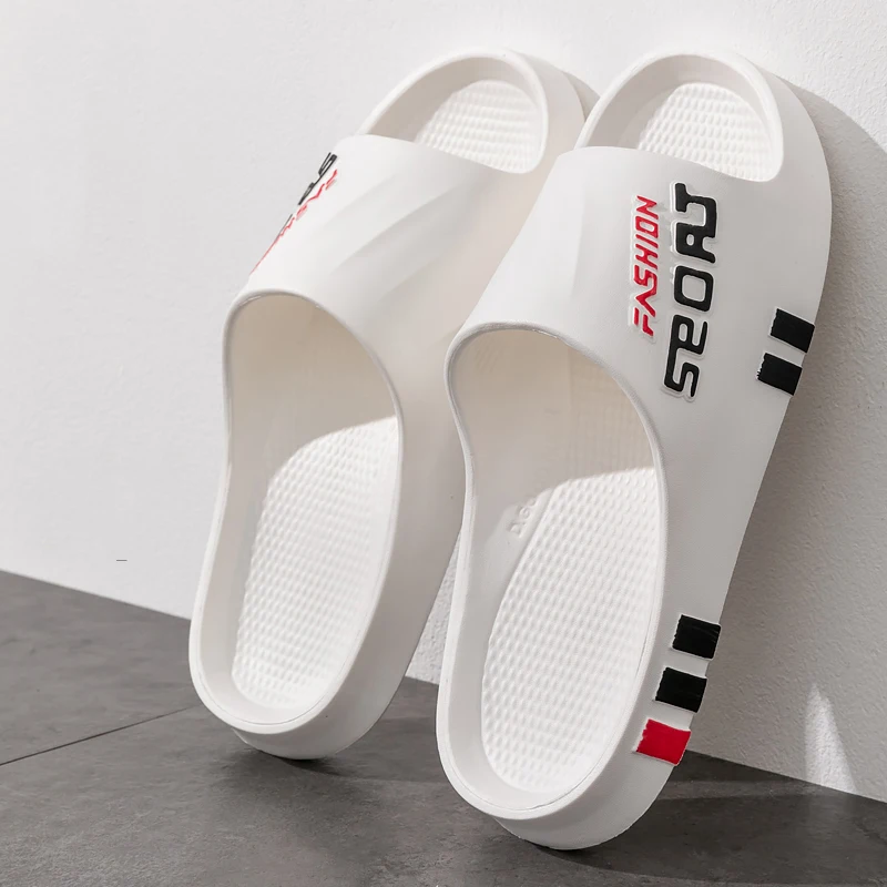 Zapatillas de masaje a la moda para hombre, sandalias para interiores y exteriores, chanclas de playa, chanclas de suela gruesa para mujer, zapatillas de ducha antideslizantes de verano para hombre