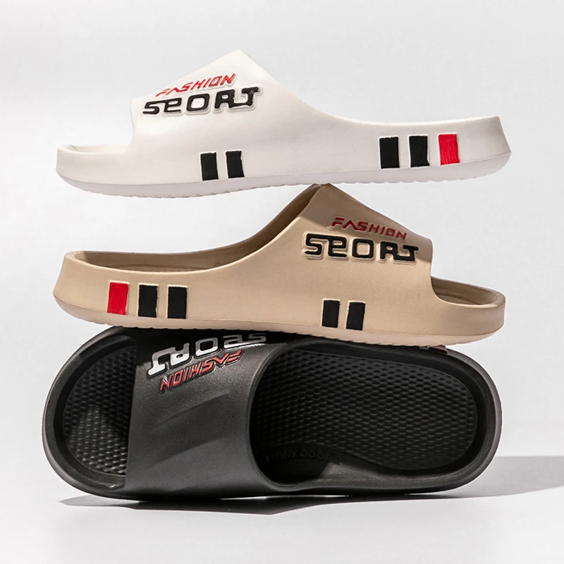 Zapatillas de masaje a la moda para hombre, sandalias para interiores y exteriores, chanclas de playa, chanclas de suela gruesa para mujer, zapatillas de ducha antideslizantes de verano para hombre