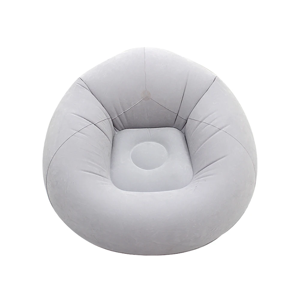Sof&aacute; inflable perezoso, silla de aire inflable port&aacute;til plegable de Pvc para sala de estar, Camping al aire libre, c&oacute;moda sill&oacute;n de playa