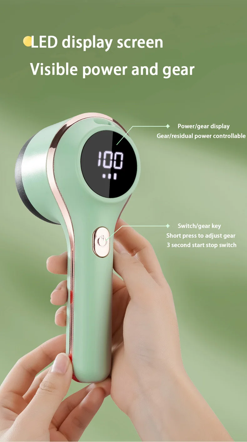 Quitapelusas para ropa, recortador de bolas de pelo, pelusas, pelusas, ropa, su&eacute;ter, tela, afeitadora con LED, el&eacute;ctrico Digital, Remo de pelusas