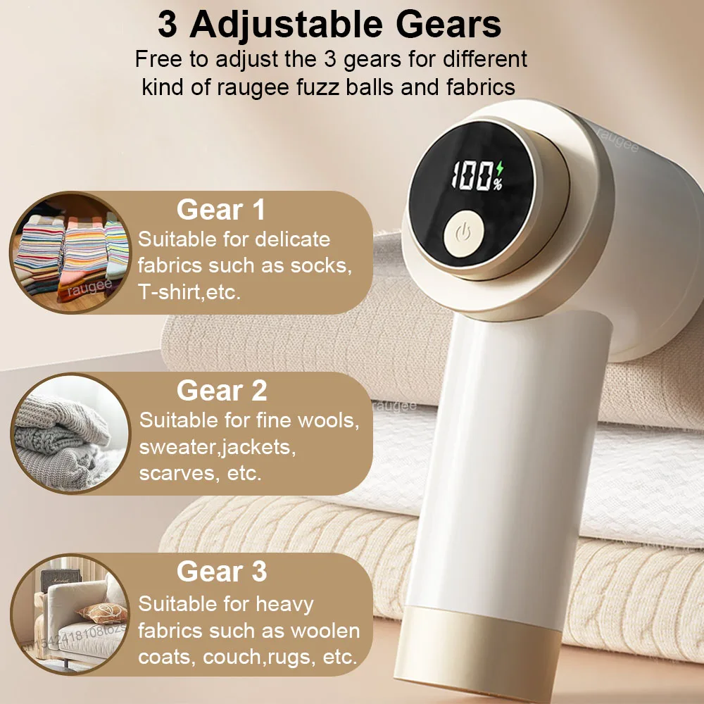 Eliminador de pelusas el&eacute;ctrico profesional para ropa, afeitadora de pelusas recargable por USB, cortadora de pelusas y bolas de pelo