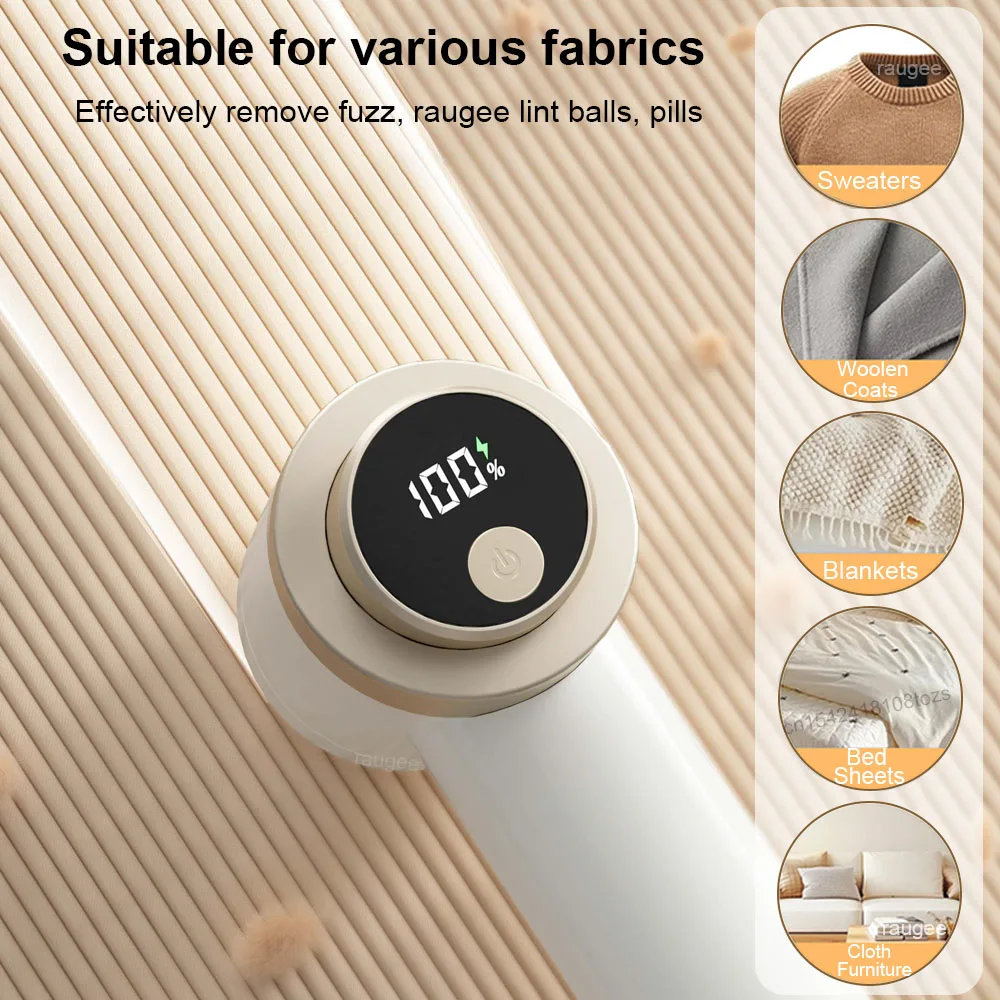 Eliminador de pelusas el&eacute;ctrico profesional para ropa, afeitadora de pelusas recargable por USB, cortadora de pelusas y bolas de pelo