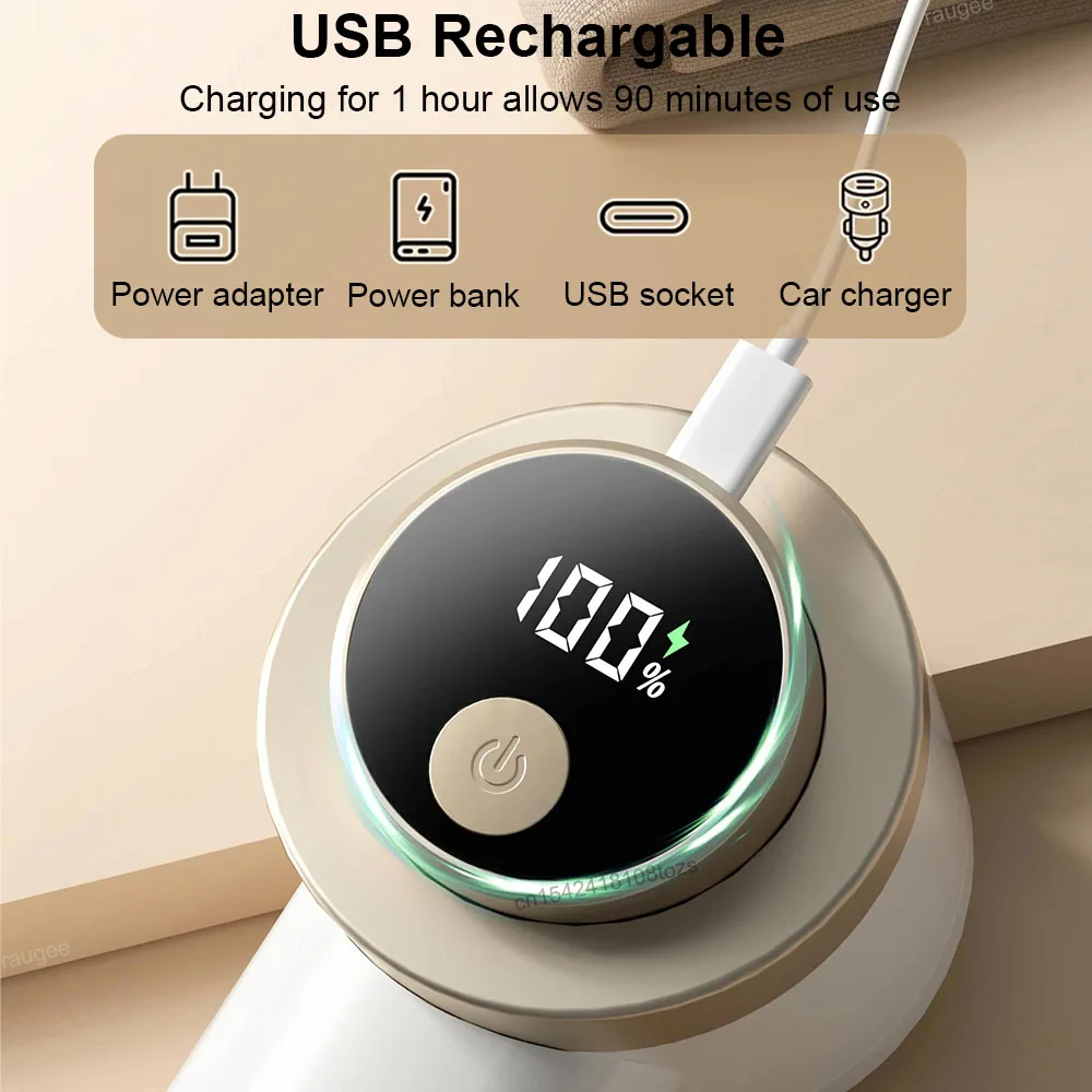 Eliminador de pelusas el&eacute;ctrico profesional para ropa, afeitadora de pelusas recargable por USB, cortadora de pelusas y bolas de pelo