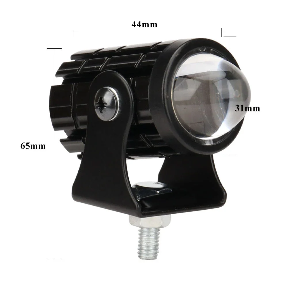 Mini luz de conducci&oacute;n para motocicleta, faro doble Colo, l&aacute;mpara de foco auxiliar R, ATV, Scooter, accesorios de luz antiniebla, 12V