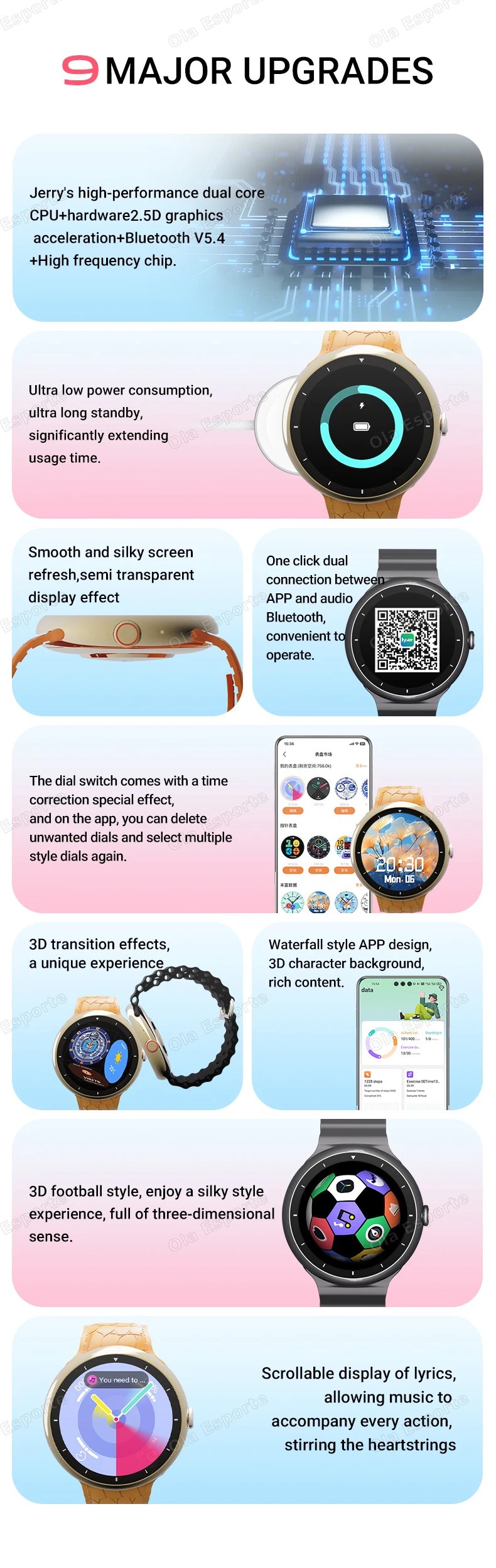 Reloj inteligente 7 en 1 con correa, reloj deportivo para hombres y mujeres, pantalla AMOLED, GPS, llamadas Bluetooth, reloj inteligente resistente al agua para Android IOS 2025, nuevo
