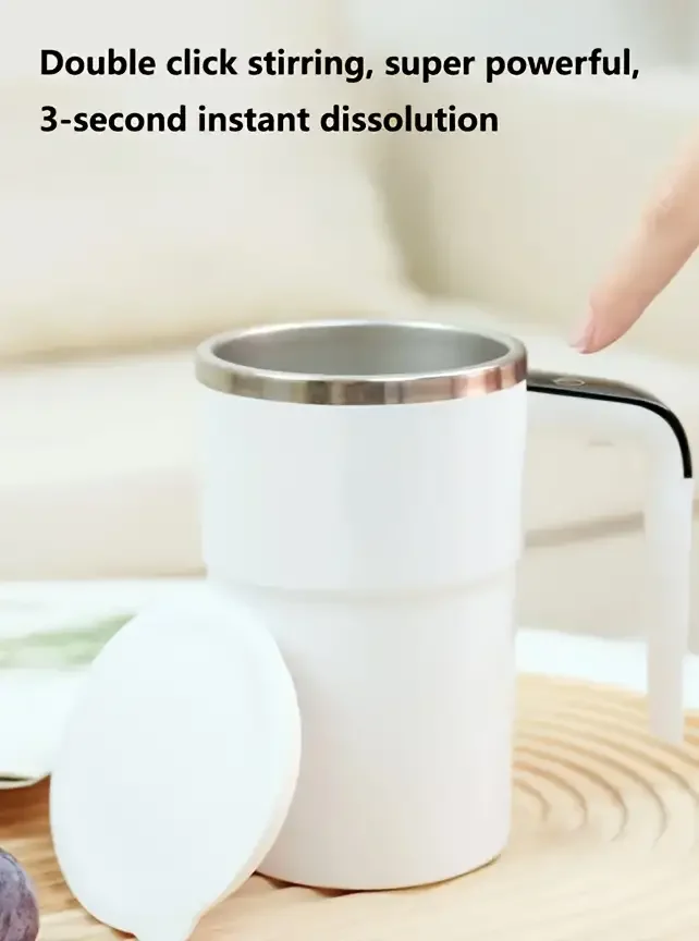 Pantalla LED de taza de caf&eacute; mezcladora inteligente | Carga USB | funci&oacute;n de mezcla magn&eacute;tica