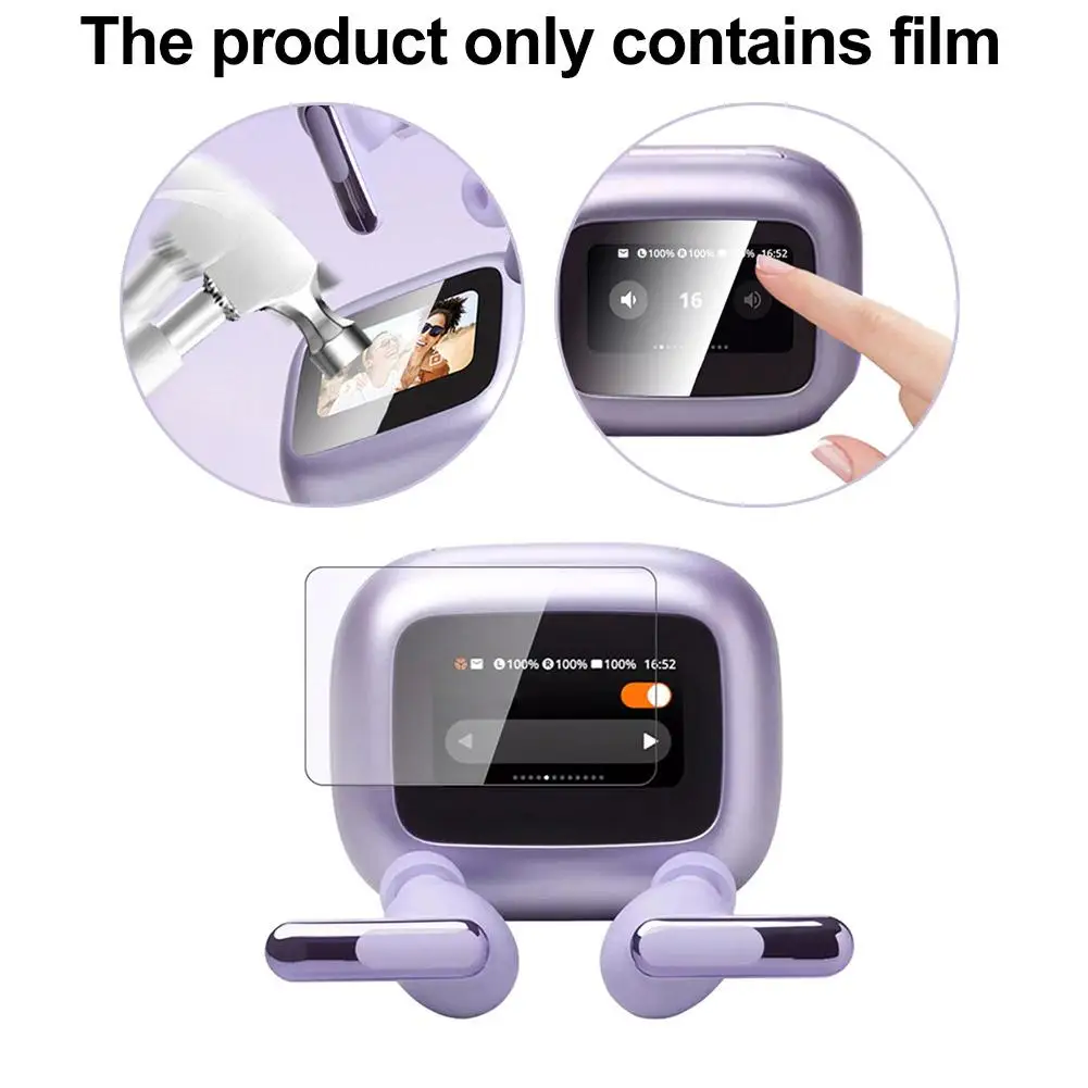 3/1 Uds para JBL Live Beam 3 pel&iacute;cula protectora de pantalla LCD transparente a prueba de ara&ntilde;azos Bluetooth caja de auriculares pel&iacute;cula protectora de pantalla