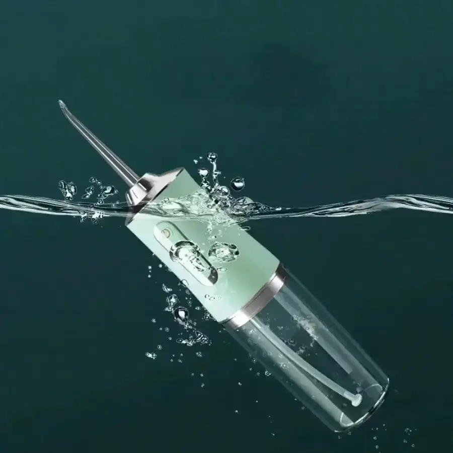 Hilo de agua el&eacute;ctrico, chip inteligente, control preciso de presi&oacute;n, boquilla giratoria de 360 ​​grados, dispositivo de limpieza dental