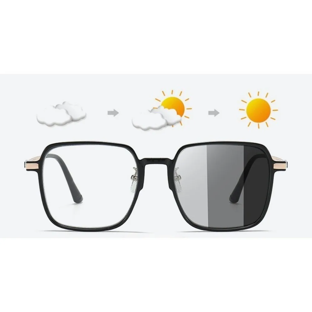 Gafas fotocrom&aacute;ticas antiradiaci&oacute;n Gafas de metal para mujer y hombre
