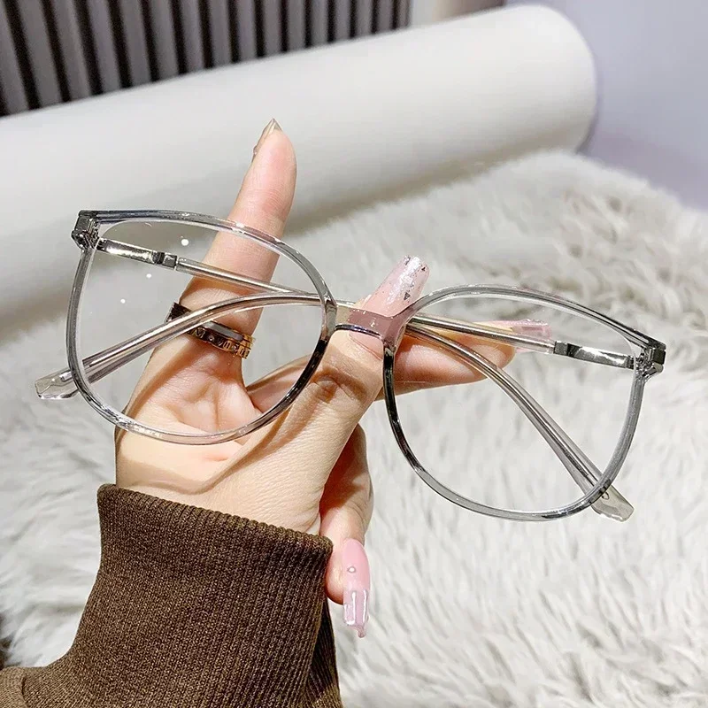 Gafas para presbicia con corte de diamante para hombre y mujer, montura de ojo de gato, gafas de lectura con bloqueo de luz azul, gafas de protecci&oacute;n ocular a la moda