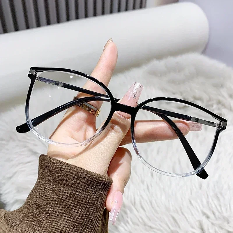 Gafas para presbicia con corte de diamante para hombre y mujer, montura de ojo de gato, gafas de lectura con bloqueo de luz azul, gafas de protecci&oacute;n ocular a la moda