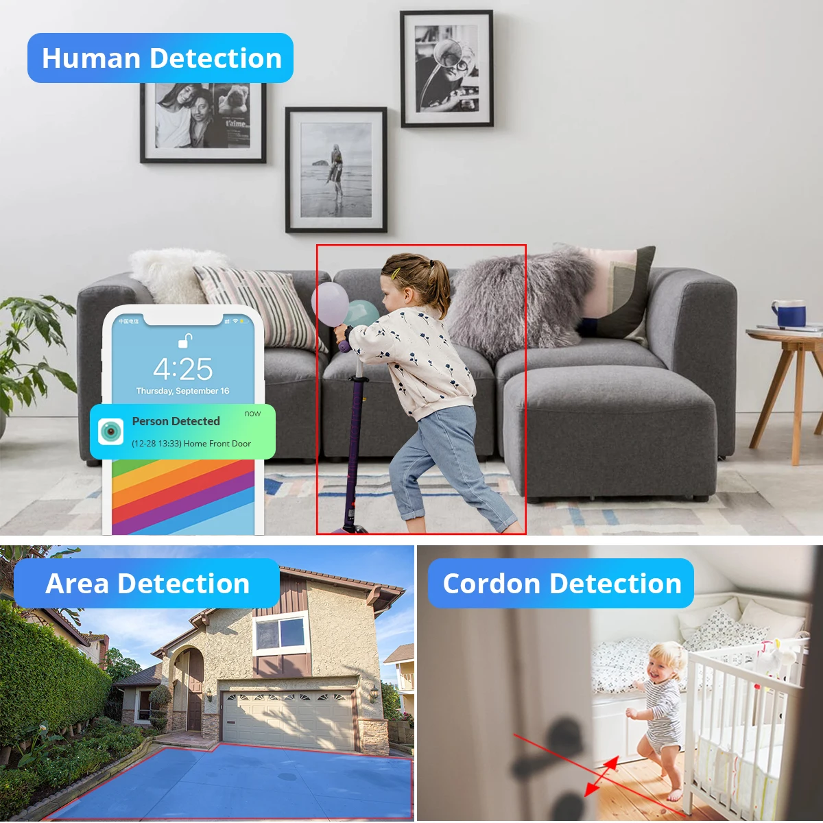 C&aacute;mara IP de 5MP POE vigilancia interior H.265 Audio bidireccional CCTV c&aacute;mara de visi&oacute;n nocturna a Color para sistema POE XMEye Pro c&aacute;mara iCSee