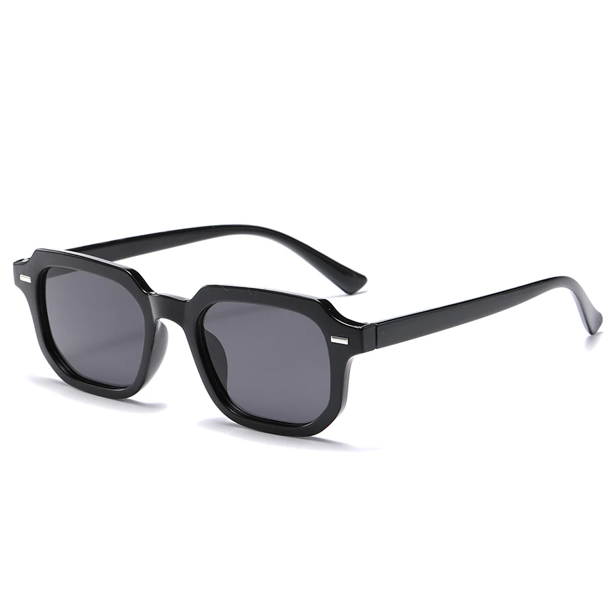 Gafas de moda para hombre, nueva moda, montura cuadrada, remache Retro, Festival de M&uacute;sica Y2K, decoraci&oacute;n de calle, adecuada para uso diario, 1 ud.