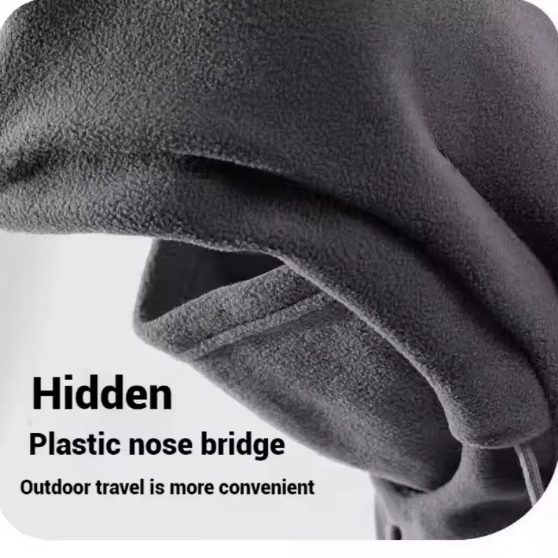 Gorro cálido de invierno con máscara y calentador de cuello Pasamontañas 3 en 1 a prueba de viento para hombres y mujeres Gorro enmascarado Ciclismo Protección contra el clima frío Gorro cálido de invierno con máscara y calentador de cuello Pasamontañas 3 en 1 a prueba de viento para hombres y mujeres Gorro enmascarado Ciclismo Protección contra el clima frío