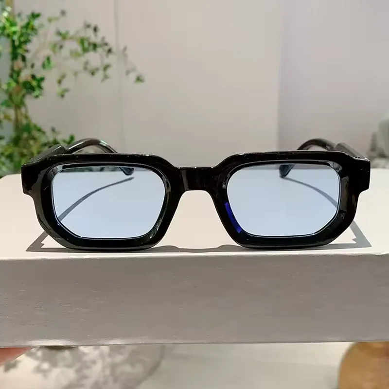 Nuevas gafas de sol con montura rectangular Vintage para hombre, gafas de sol Retro a la moda, gafas de dise&ntilde;o de marca de lujo, gafas UV400 para mujer