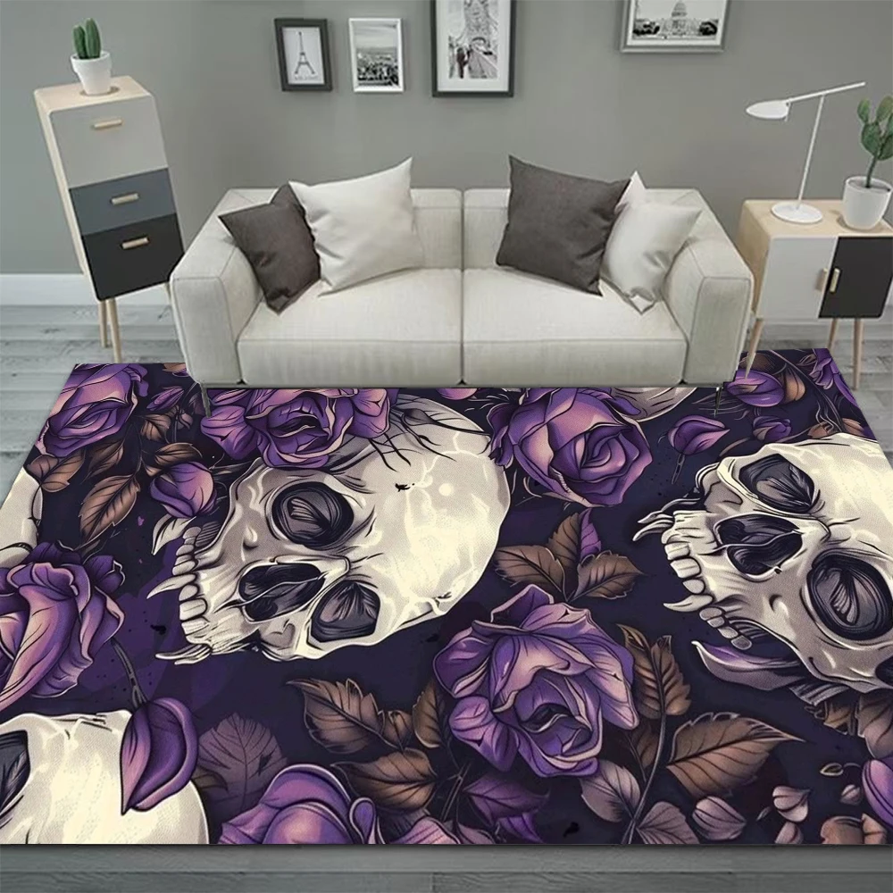 Alfombra Vintage con dise&ntilde;o de d&oacute;lar, &aacute;rea bohemia g&oacute;tica, sala de estar, sof&aacute;, dormitorio, decoraci&oacute;n r&uacute;stica, alfombras negras, alfombra Retro, decoraci&oacute;n del hogar