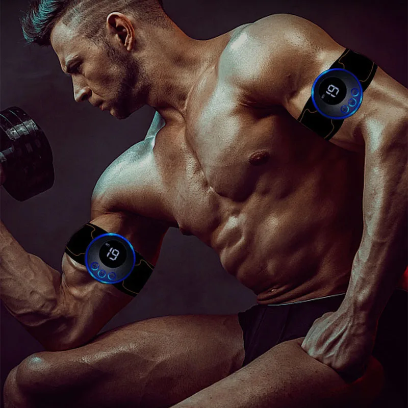 Estimulador muscular Abdominal EMS el&eacute;ctrico para brazo, pierna, espalda, cuerpo, adelgazante, Gel de repuesto para p&eacute;rdida de peso, masajeador de Fitness
