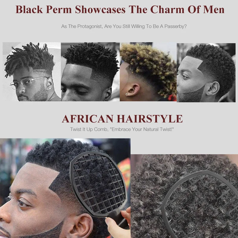 Juego de Herramientas de Peinado profesional, peine para rizar el cabello Afro, cepillo para desenredar rastas, cuidado del cabello, Kit de peluquer&iacute;a trenzado, 1/2/3 piezas